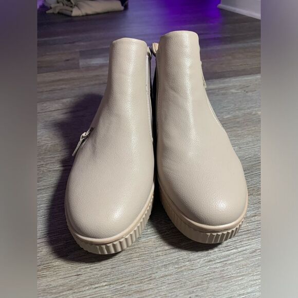 SOUL Naturalizer Turner Mid High Top Platform Sneakers Boots Tan Beige Size 12 - Picture 9 of 13